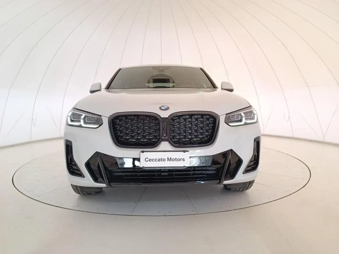 BMW X4 xdrive20d mhev 48V Msport auto Bianco - 2