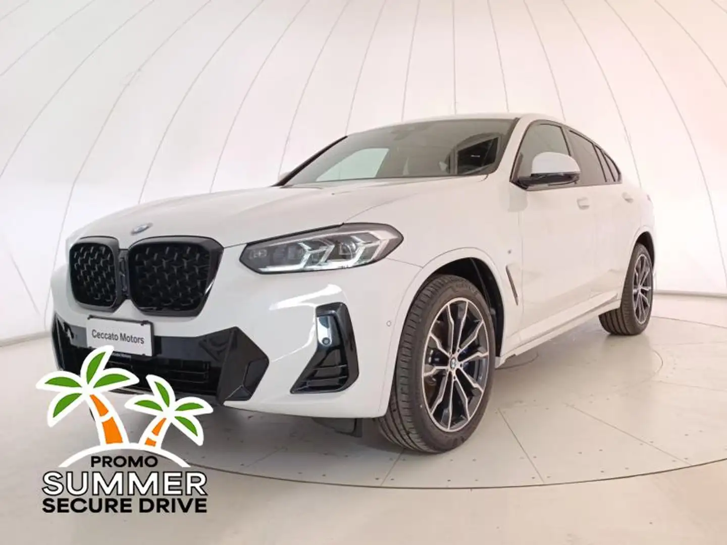 BMW X4 xdrive20d mhev 48V Msport auto Biały - 1