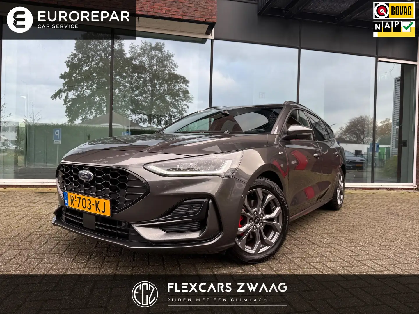 Ford Focus Wagon 1.0 EcoBoost Hybrid ST Line - Navi - Winterp Gris - 1