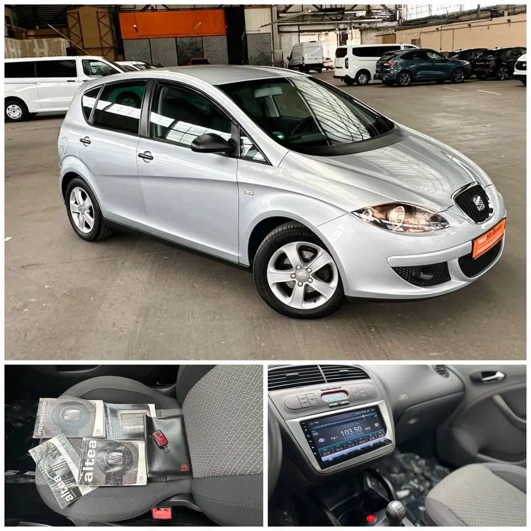SEAT Altea Rebel Klimaautomatik Reifenkontroll Isofix Silber - 1