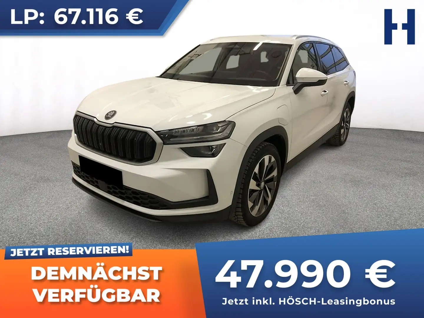 Skoda Kodiaq TSI iV Selection 19" 6 PAKETE MEGA ANGEBOT++ Weiß - 1