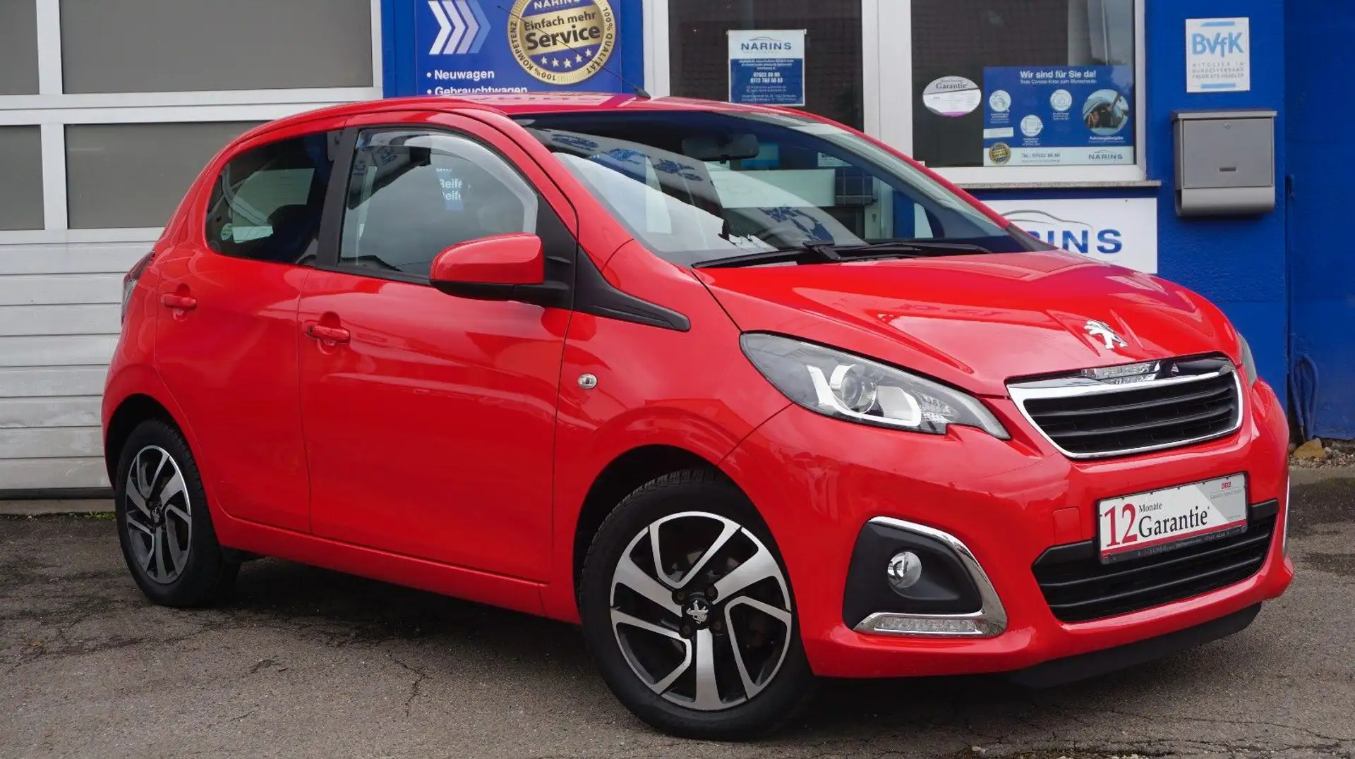 Peugeot 108 Allure Kamera SHZ Mirror Link Klima Red - 2