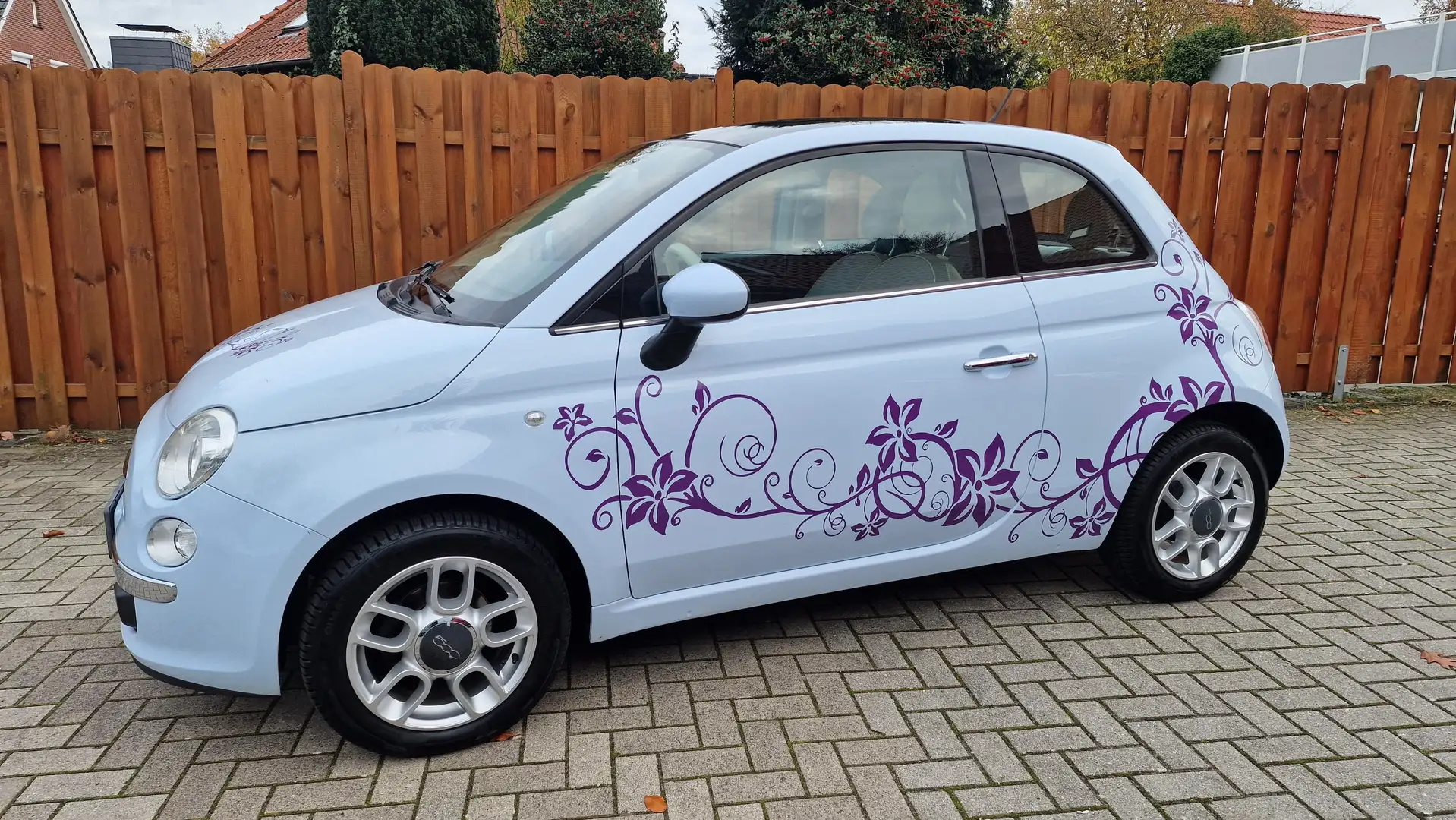 Fiat 500 Lounge 1Hand (58Tkm)Tüv Neu Blau - 2