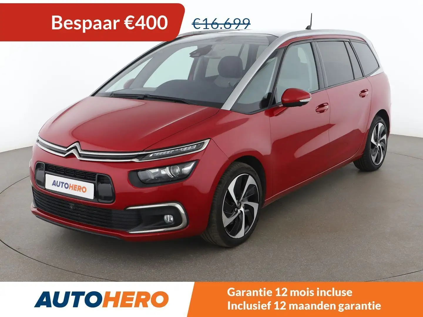 Citroen C4 SpaceTourer 1.6 PureTech Shine Rouge - 1
