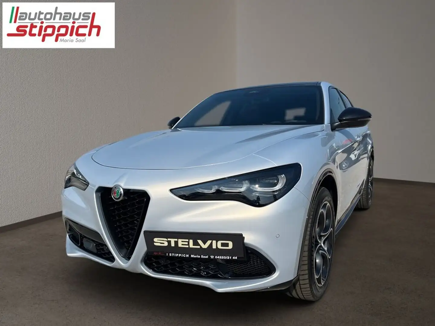 Alfa Romeo Stelvio 2.2 210PS AT8 Q4 Veloce Grau - 1