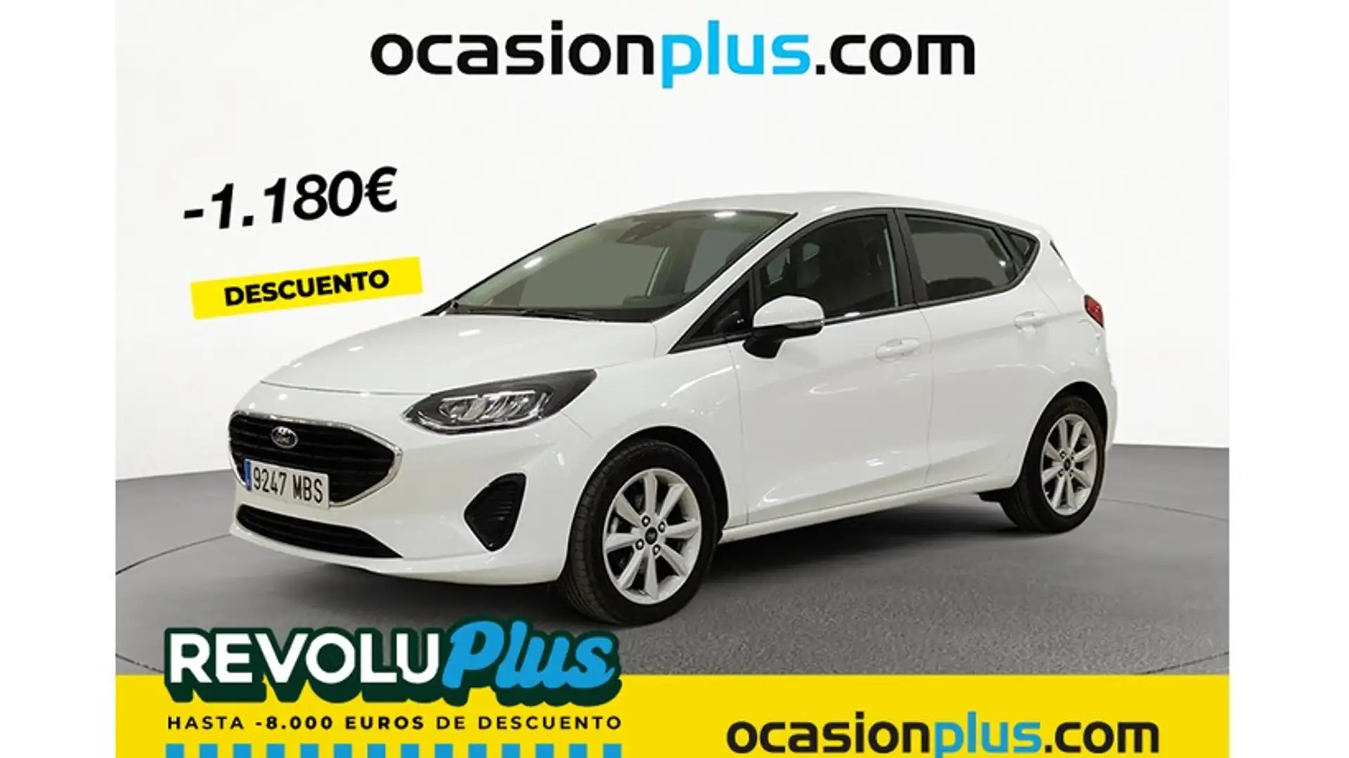 Ford Fiesta 1.0 EcoBoost Trend 100 Blanc - 1