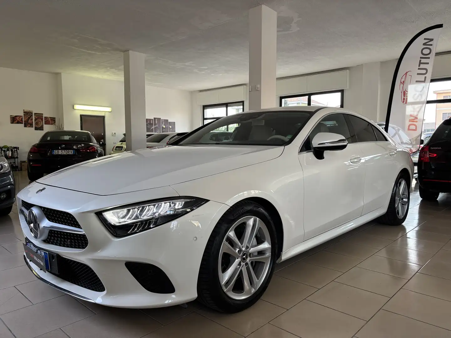 Mercedes-Benz CLS 300 Coupe d Premium Plus auto**UNICO PROPIETARIO** Bianco - 1