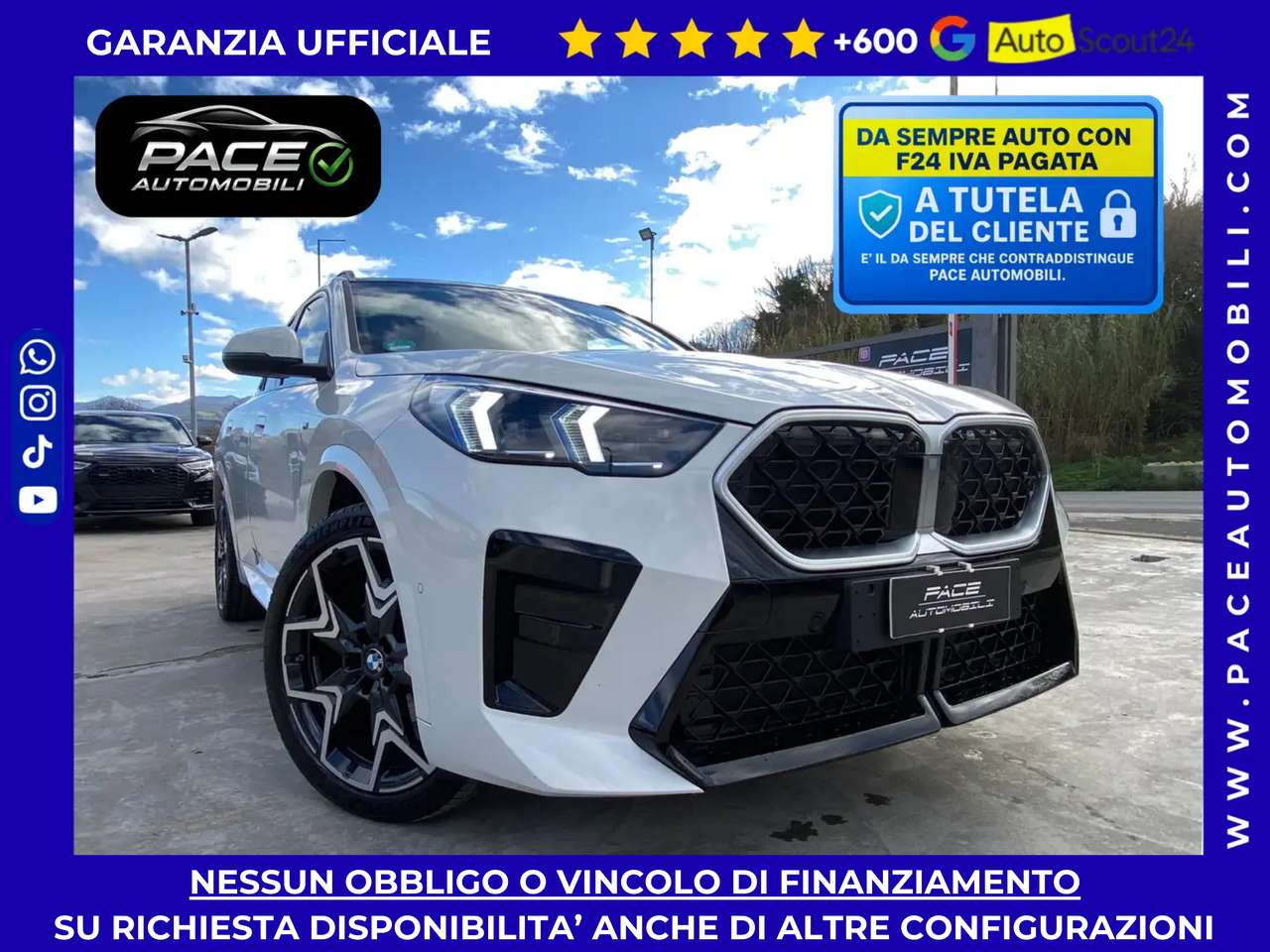 BMW X2 18D SDRIVE M SPORT M-SPORT MSPORT PRO TETTO 19" F1