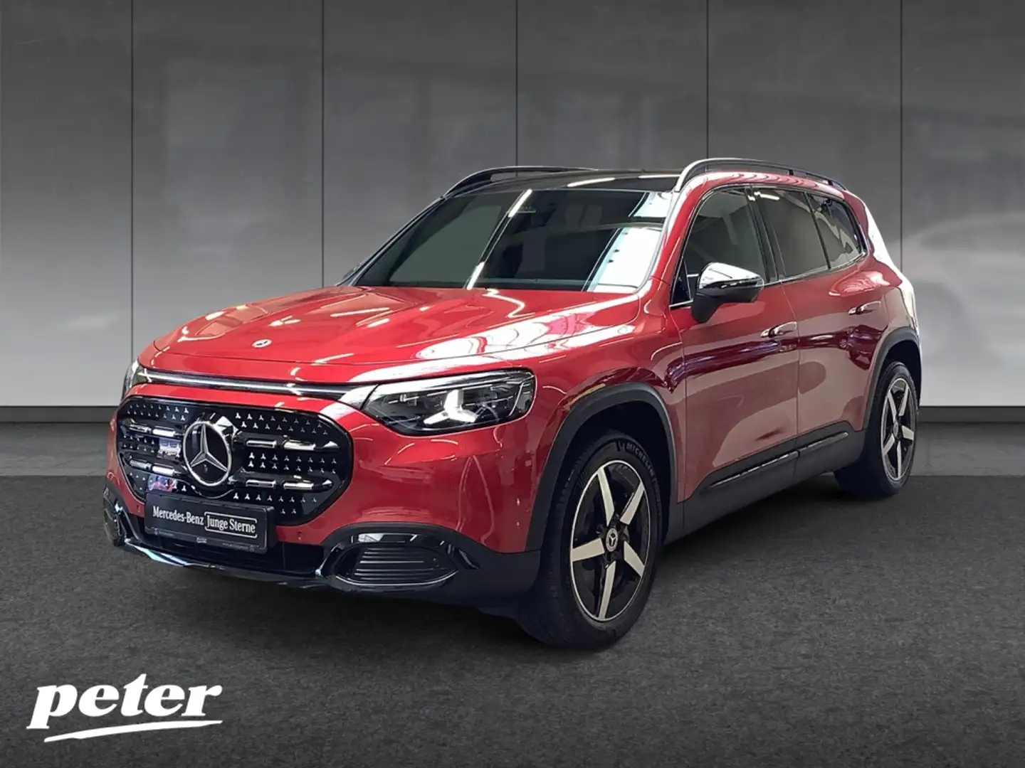 Mercedes-Benz GLB 250 + mit EQ Technologie NIGHT+MBEAM+360°+19" Rot - 2