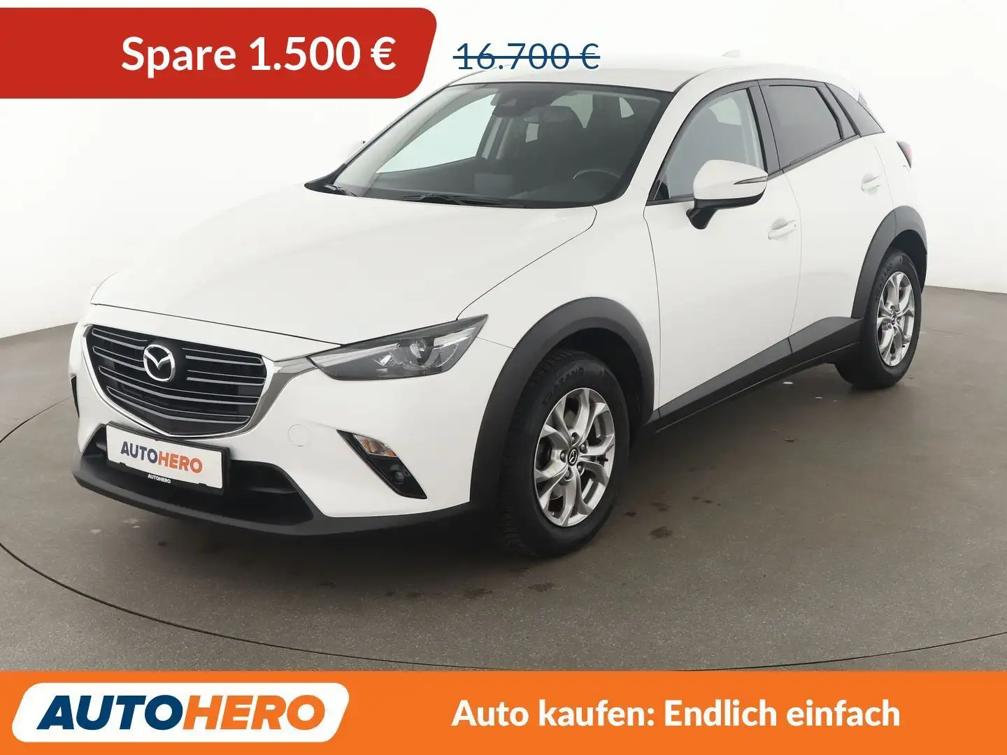 Mazda CX-3 2.0 Skyactiv-G Exclusive-Line*NAVI*TEMPO* Weiß - 1