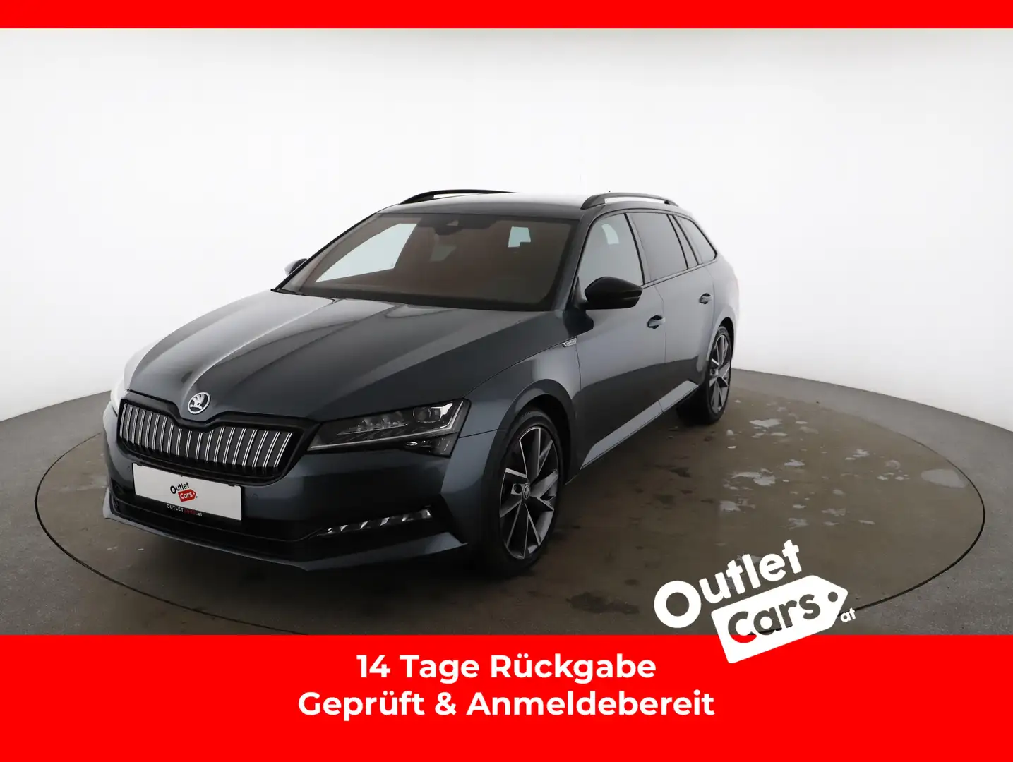 Skoda Superb Combi 1.4 TSI iV Sportl. MATRIX+RFK+RADAR Grau - 1