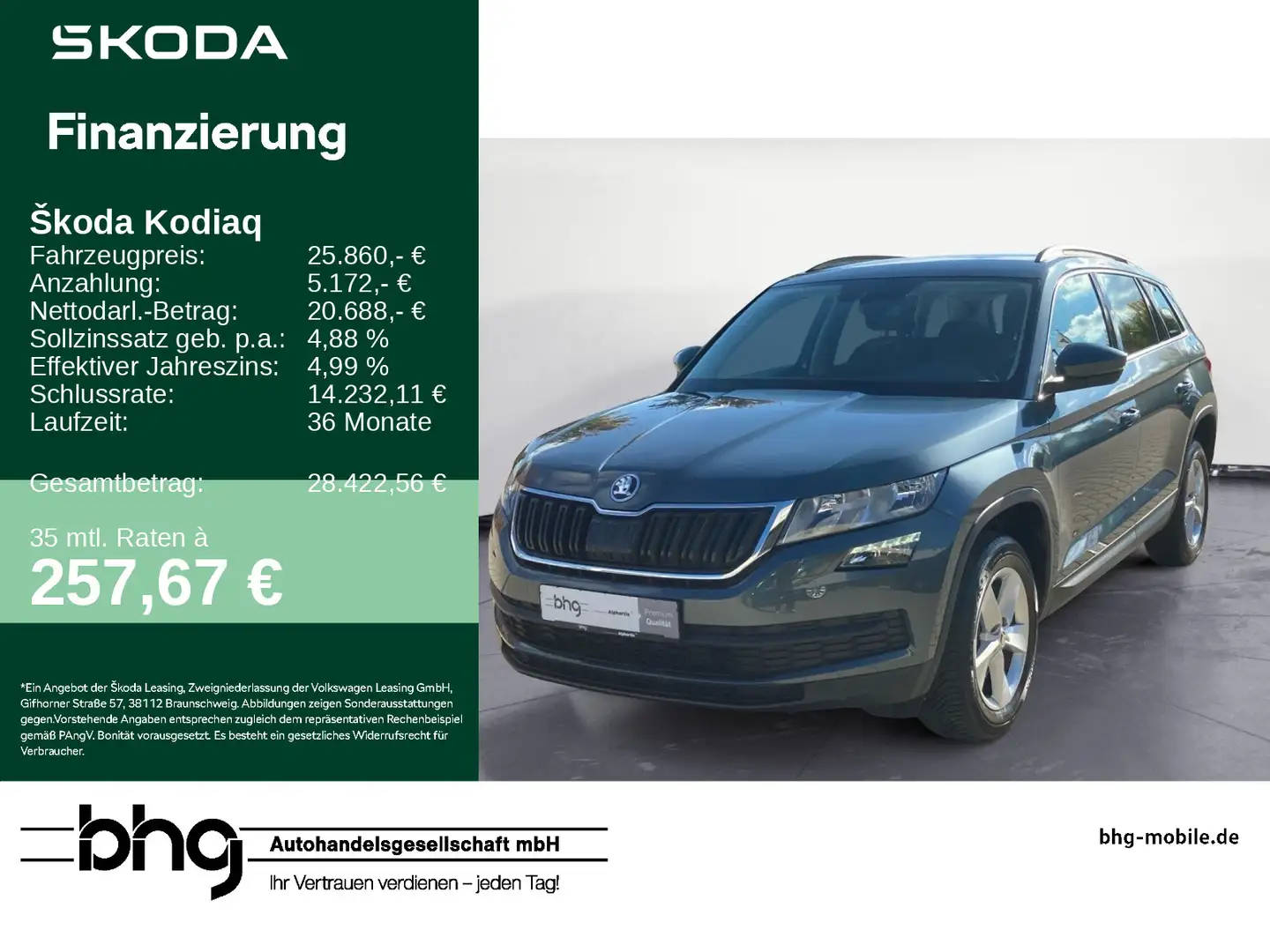 Skoda Kodiaq 1.5 TSI Ambition Gris - 1
