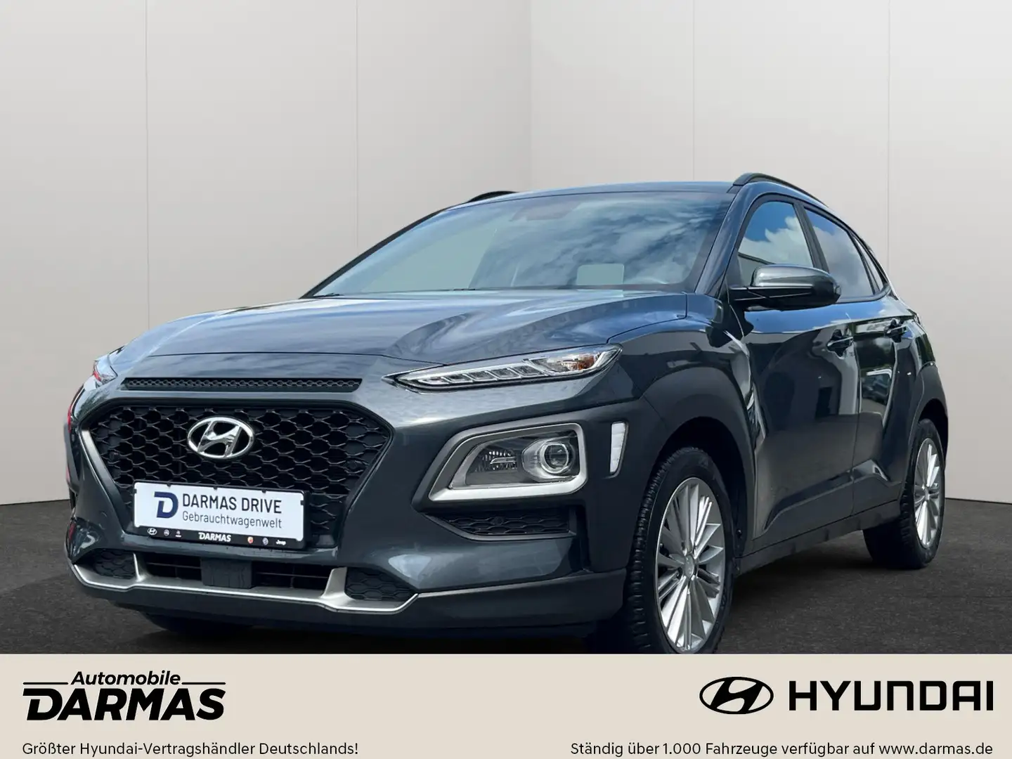 Hyundai KONA Kona 1.0 T-GDI YES!+ NAVI LED Head-Up Rückkame Gri - 1