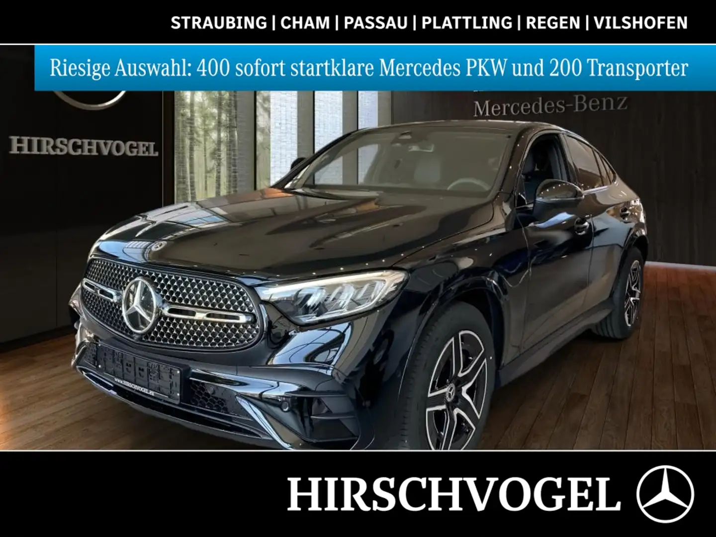 Mercedes-Benz GLC 220 d 4M EDITION AMG-Line+Night+AHK+DISTRON Schwarz - 1