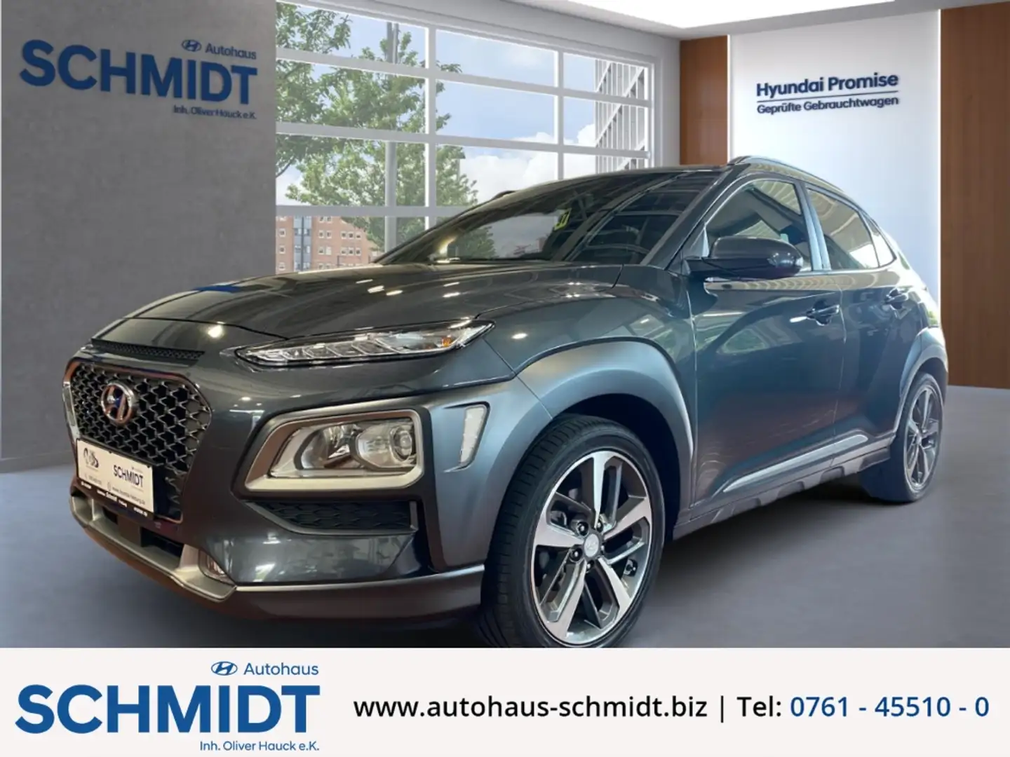 Hyundai KONA Style 2WD 1.0 T-GDI !Aktionspreis! Navi Apple CarP Gris - 1