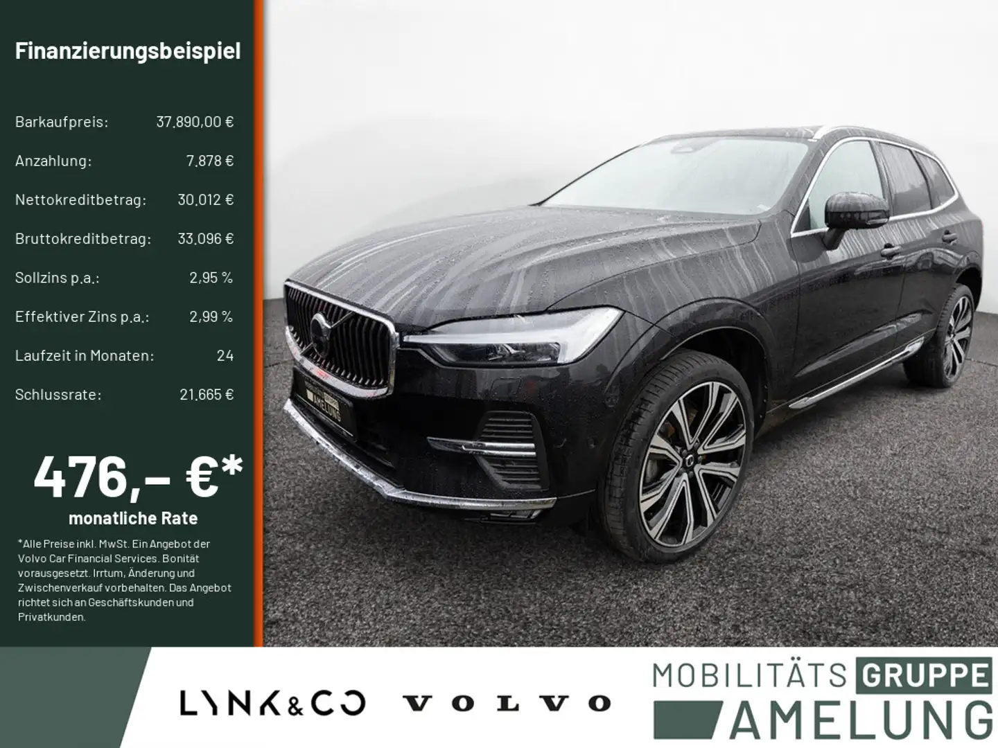 Volvo XC60 B4 Inscription AWD STANDHZ LED PANO 360° Schwarz - 1