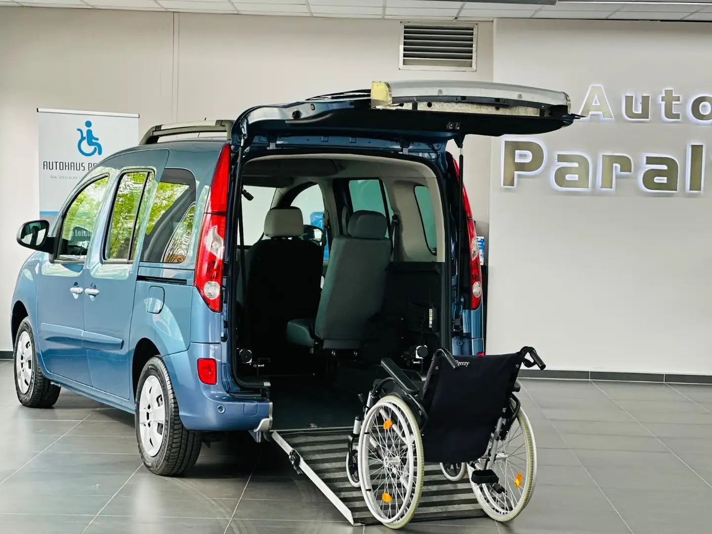 Renault Kangoo Luxe Behindertengerecht-Rampe Aut. 3+1 Blau - 1