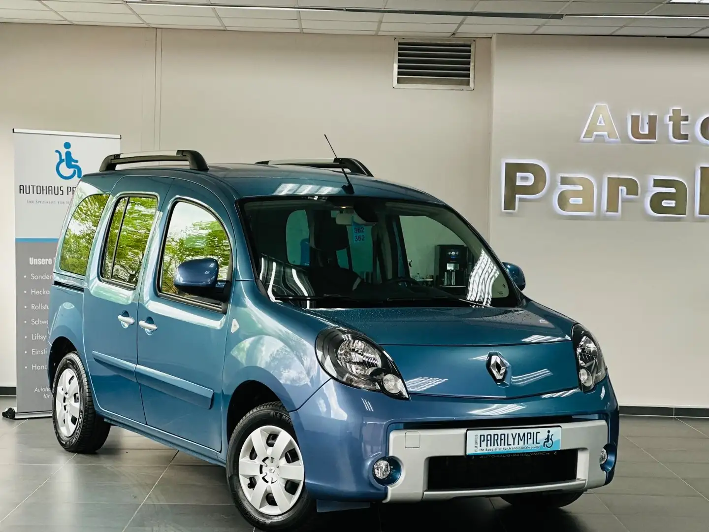 Renault Kangoo Luxe Behindertengerecht-Rampe Aut. 3+1 Blau - 2