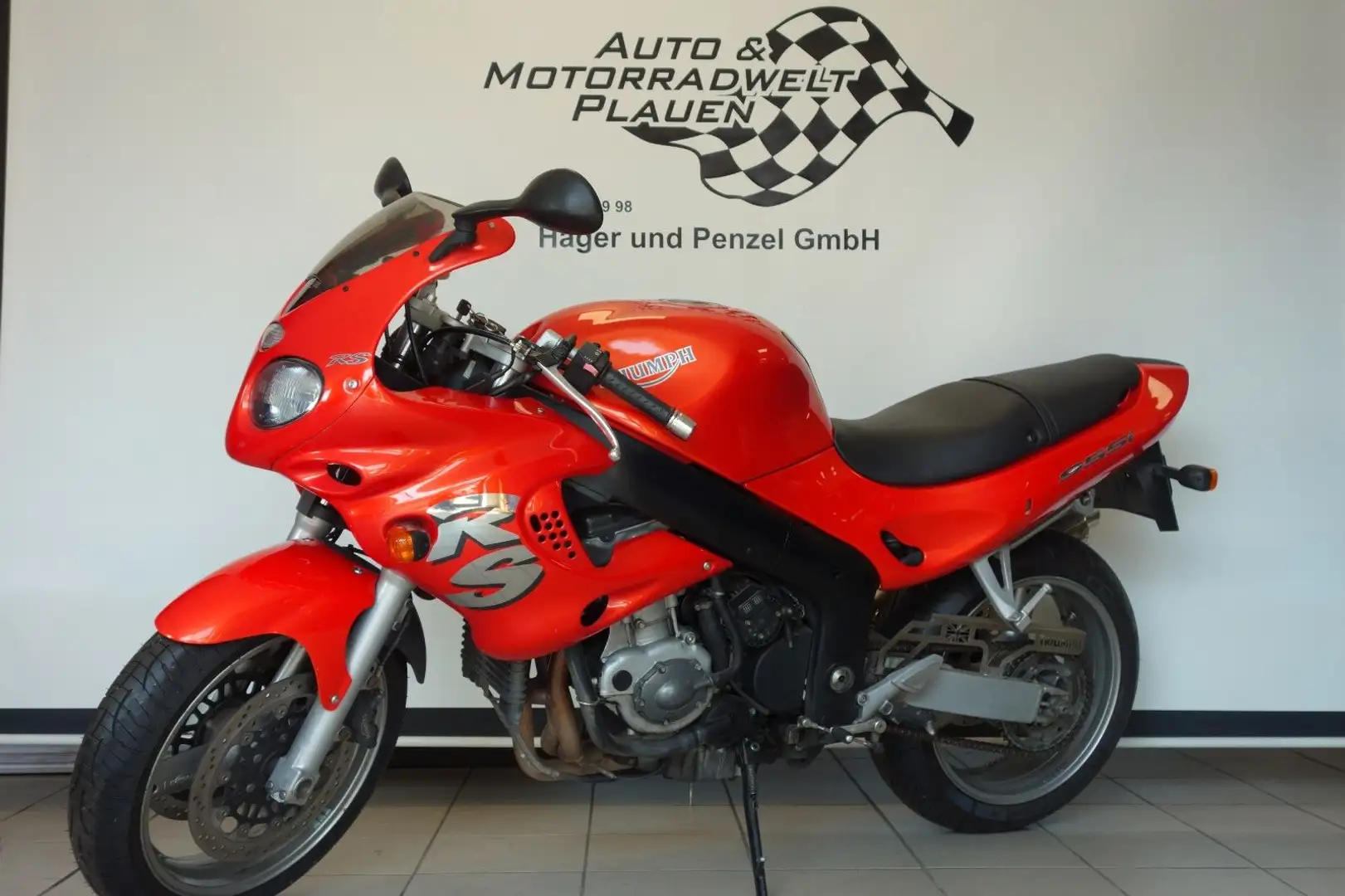 Triumph Sprint ST 955i RS Top Zustand HU Neu Reifen Neu Rosso - 1
