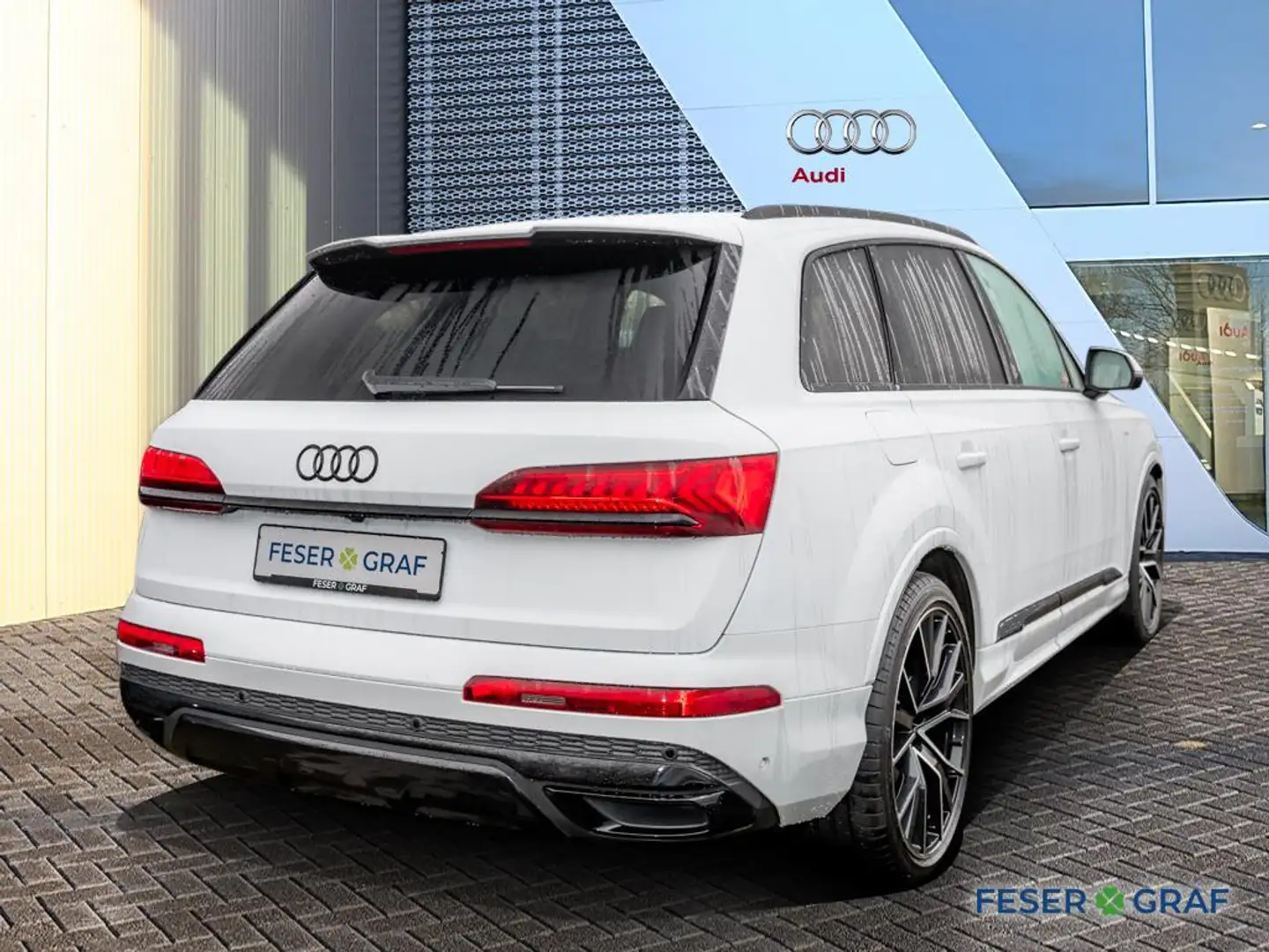Audi Q7 50TDI 2x S line /HD-Matrix/Standhzg/Leder/Pano/HuD Weiß - 2