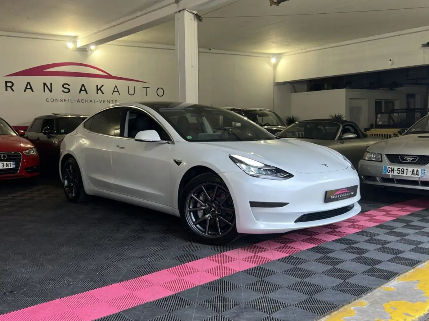 Tesla Model 3 standard range plus rwd full self drive Blanc - 1