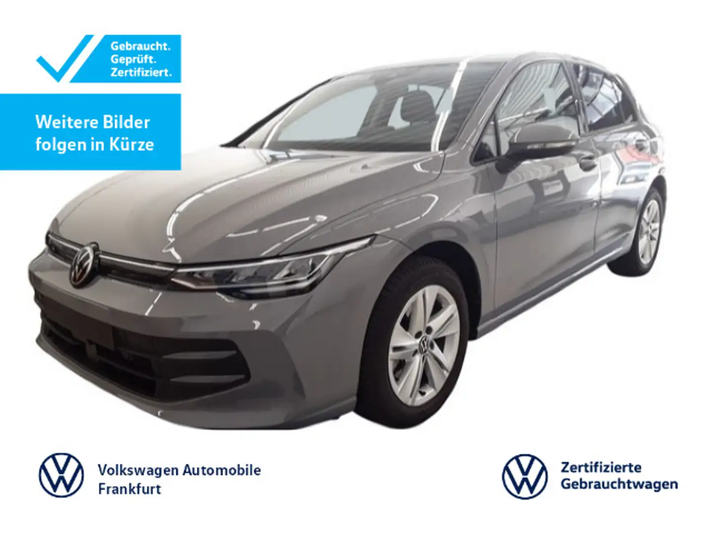 Volkswagen Golf VIII 1.5 eTSI DSG Life FrontAssist LED DAB+ Grigio - 1
