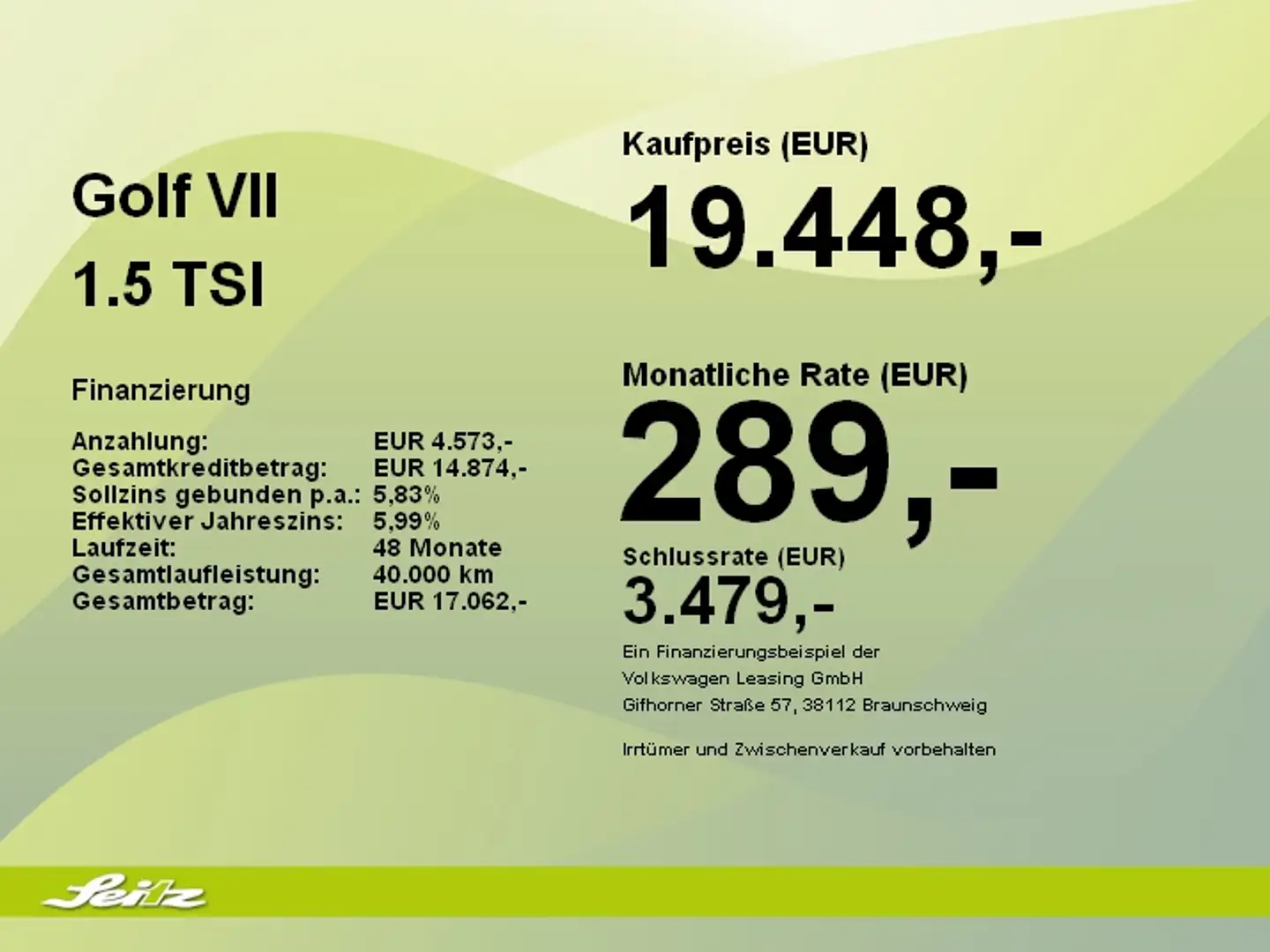 Volkswagen Golf VII 1.5 TSI Highline *LED*PDC*NAVI*SITZH* Gris - 2