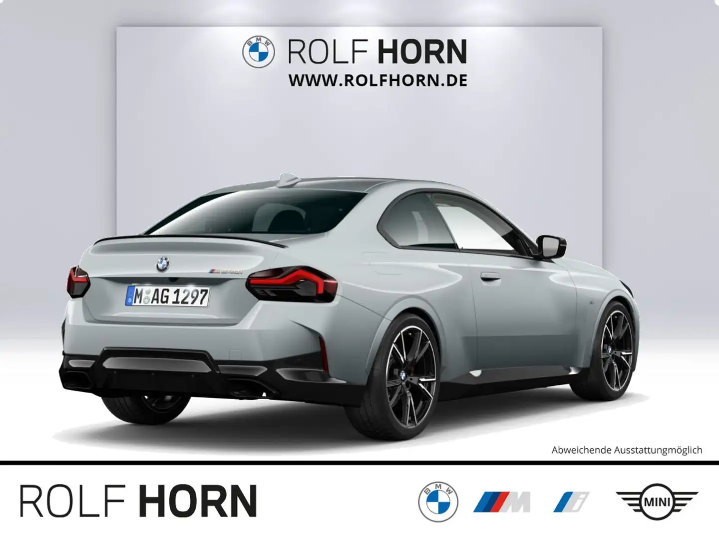 BMW 240 M240i Coupe M Sportpaket Pro Navi Stop&Go H/K Grau - 2