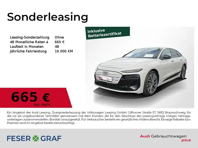 2025 Audi A6 E-Tron in Beige for sale