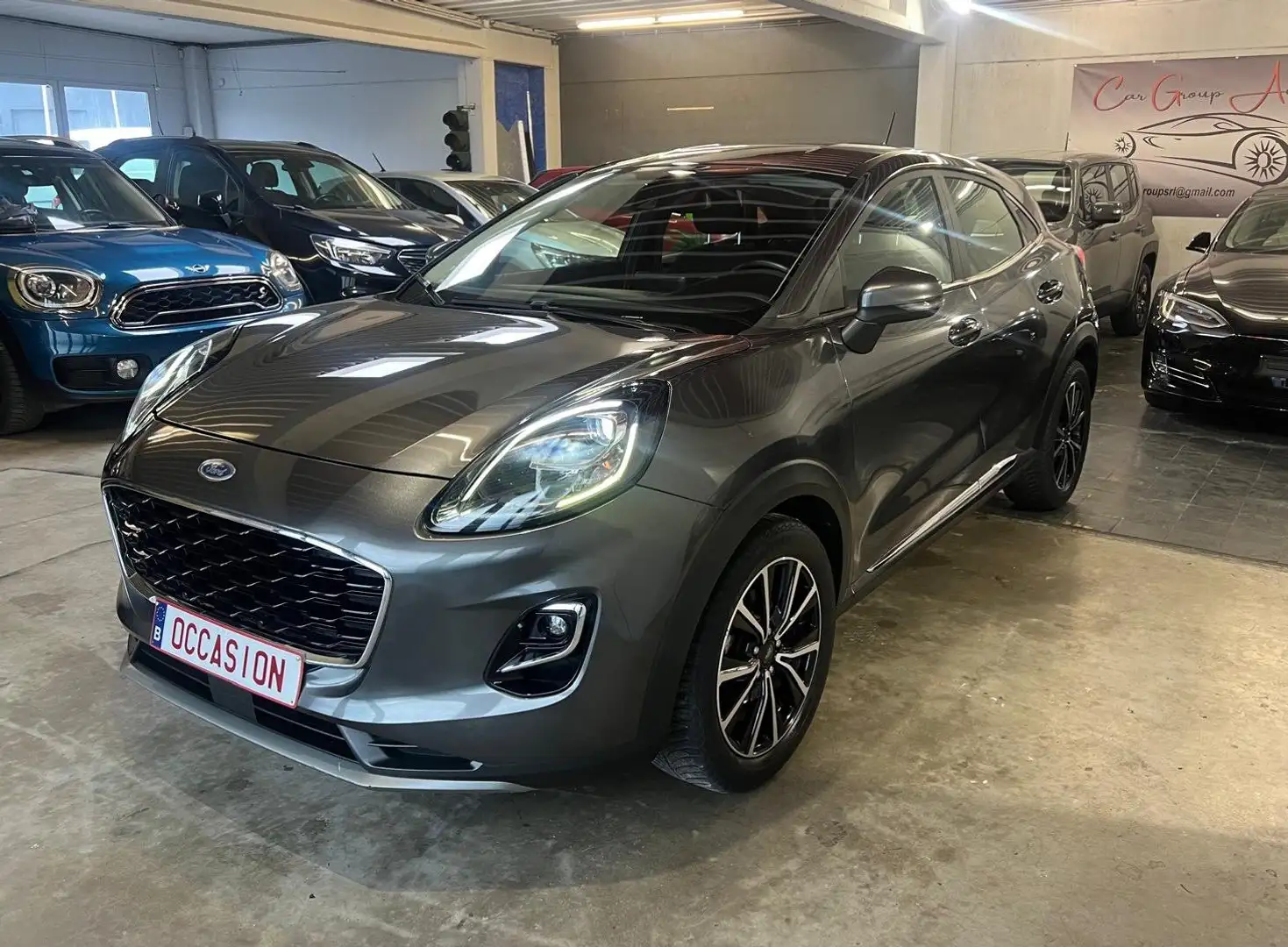 Ford Puma 1.0 EcoBoost Titanium *Hybrid* Garantie* Gris - 1