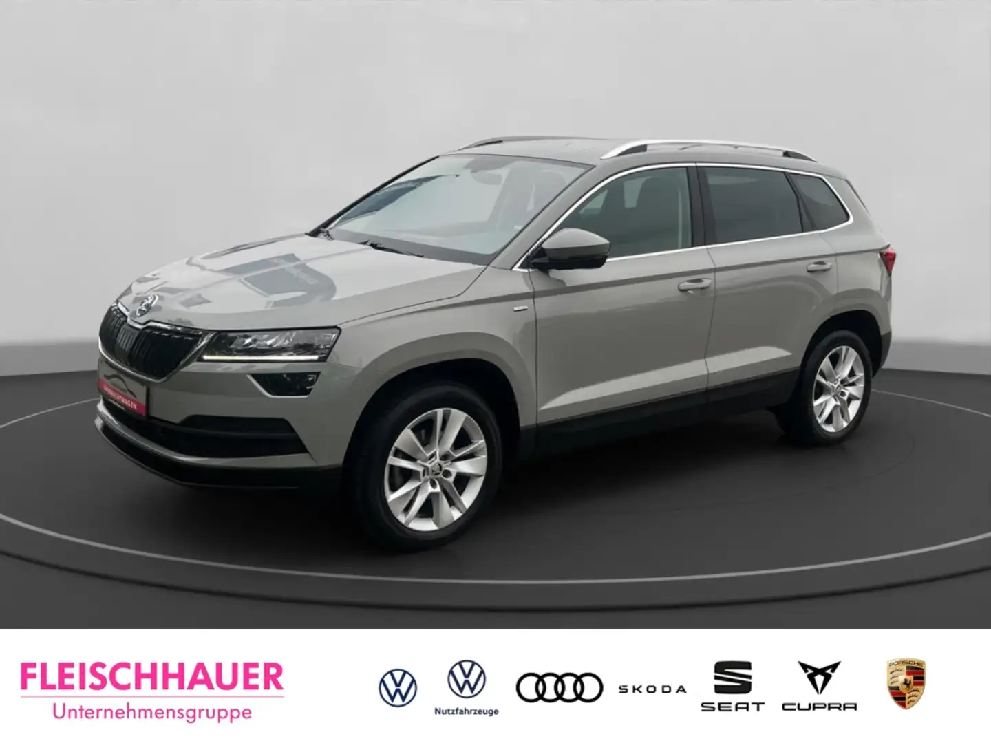 Skoda Karoq 1.5 TSI Clever AHK Navi Einparkhilfe LED Grau - 1
