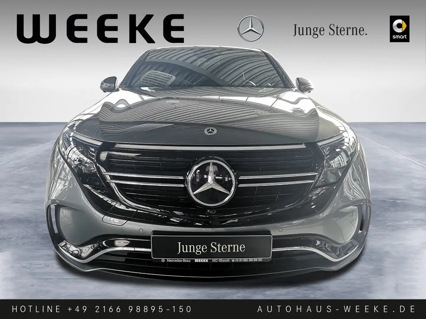 Mercedes-Benz EQC 400 4M AMG SCHIEBEDACH+AHK+360+DISTRONIC+SOU Gris - 2