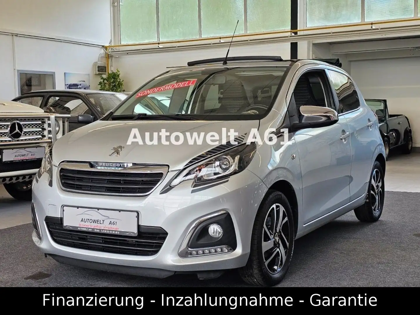 Peugeot 108 TOP Collection VTi 72 FALTDACH+SHZ+MY2021 Grau - 1