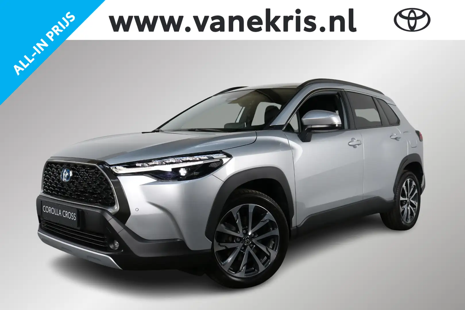 Toyota Corolla Cross Hybrid 200 Style, Stoel-stuurverwarming, Sensoren, Zilver - 1