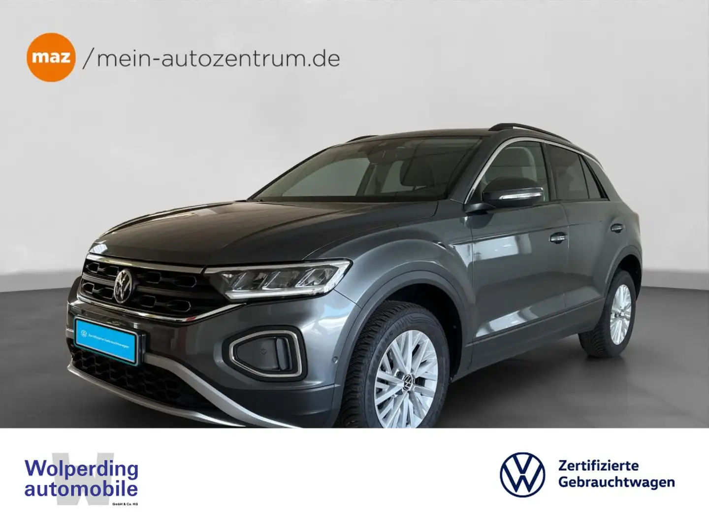 Volkswagen T-Roc 1.0 TSI Life Bluetooth Navi LED Klima Grau - 1