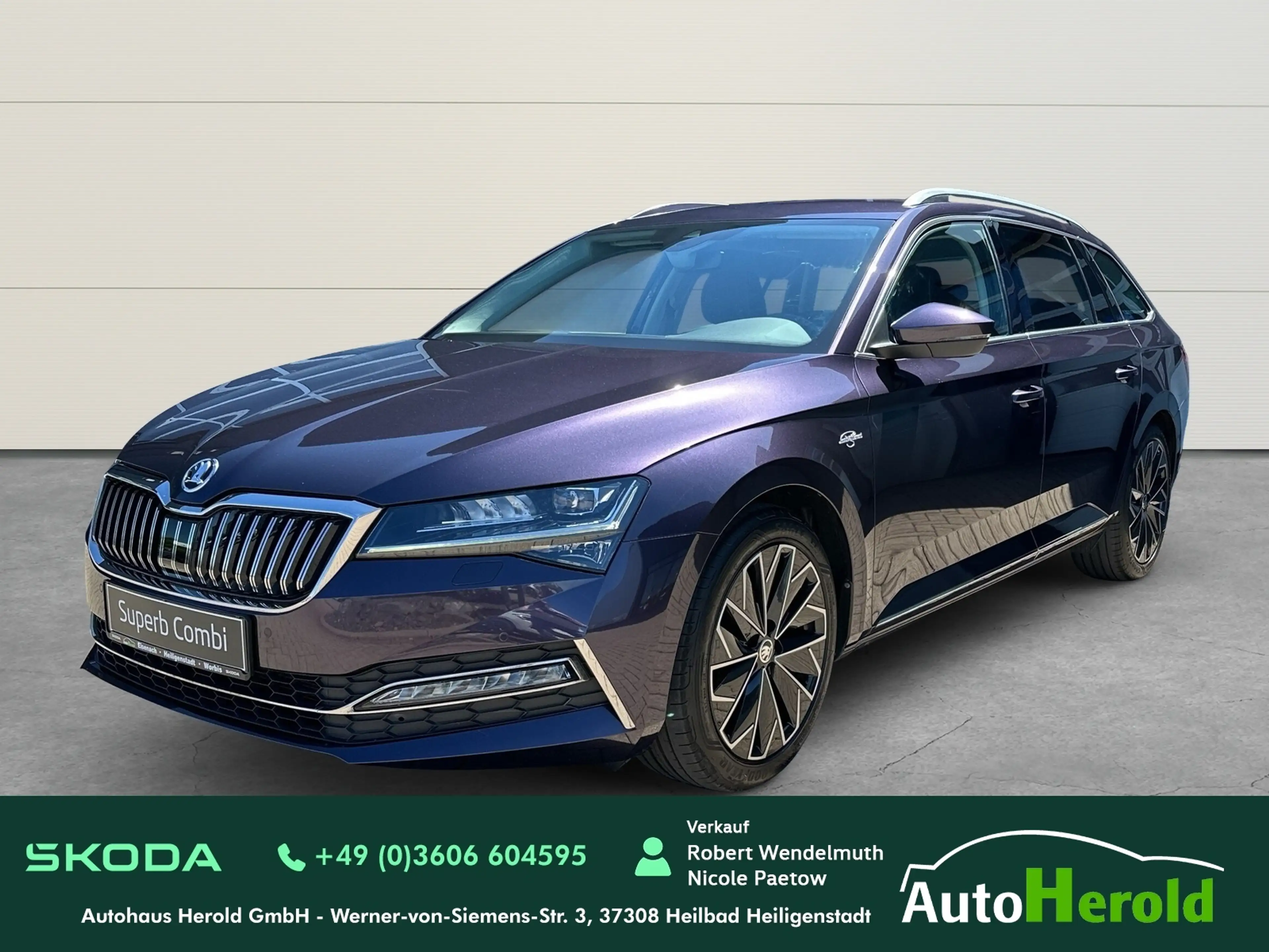 Skoda Superb Combi L&K AHK Individual Canton