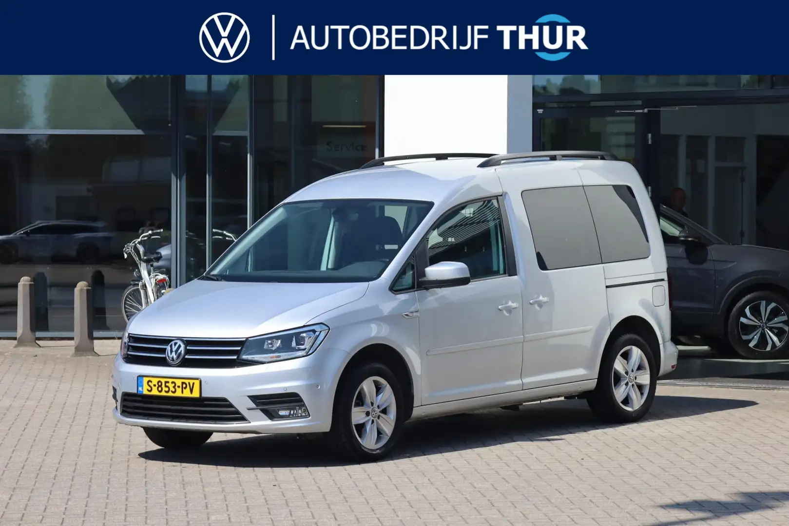 Volkswagen Caddy 1.4 TSI Highline achteruitrijcamera Bumpers in kle Gris - 1