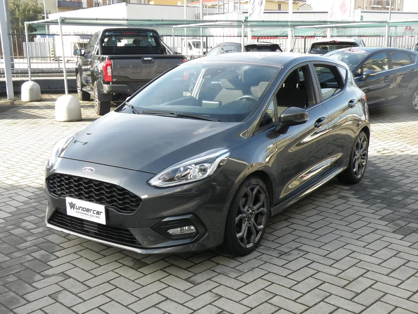 Ford Fiesta Fiesta VII 2017 5p 5p 1.0 ecoboost ST-Line s Grau - 2