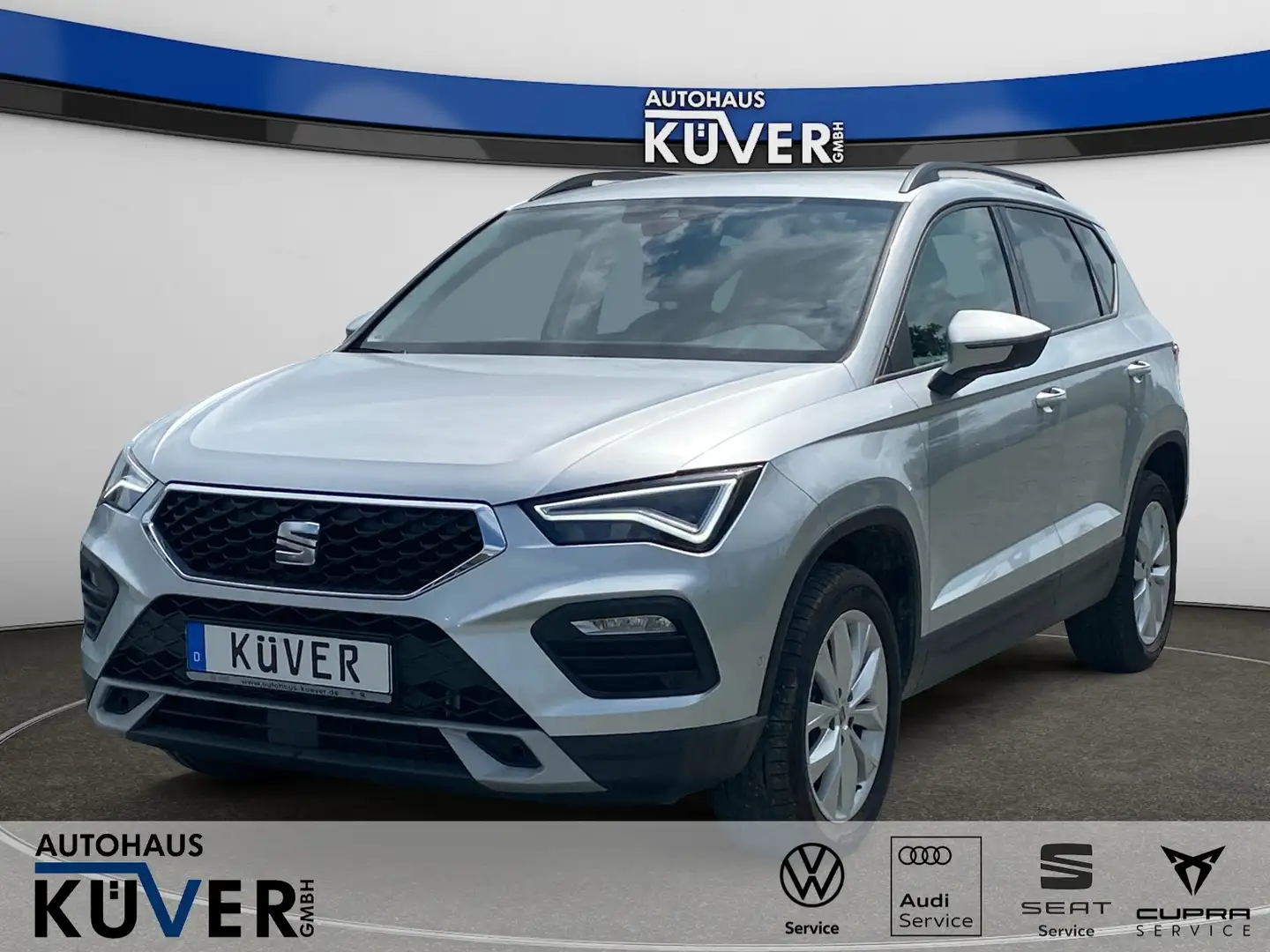 SEAT Ateca Style 1,5 TSI DSG Navi+ACC+LED+Shzg.+17´´ Silber - 1