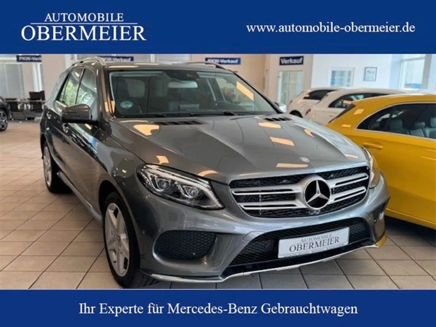 Mercedes-Benz GLE 350 d AMG 4M TWA SHD LED IHC+ Comand CarPlay Grijs - 1