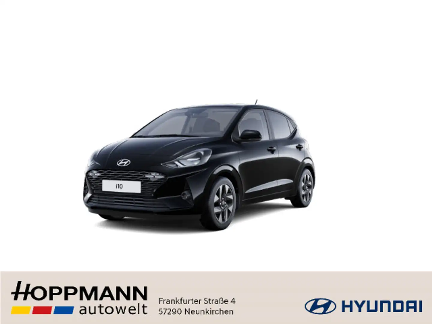 Hyundai i10 Trend 58 kW (79PS) *INKL. AUTOMATIK* Schwarz - 1