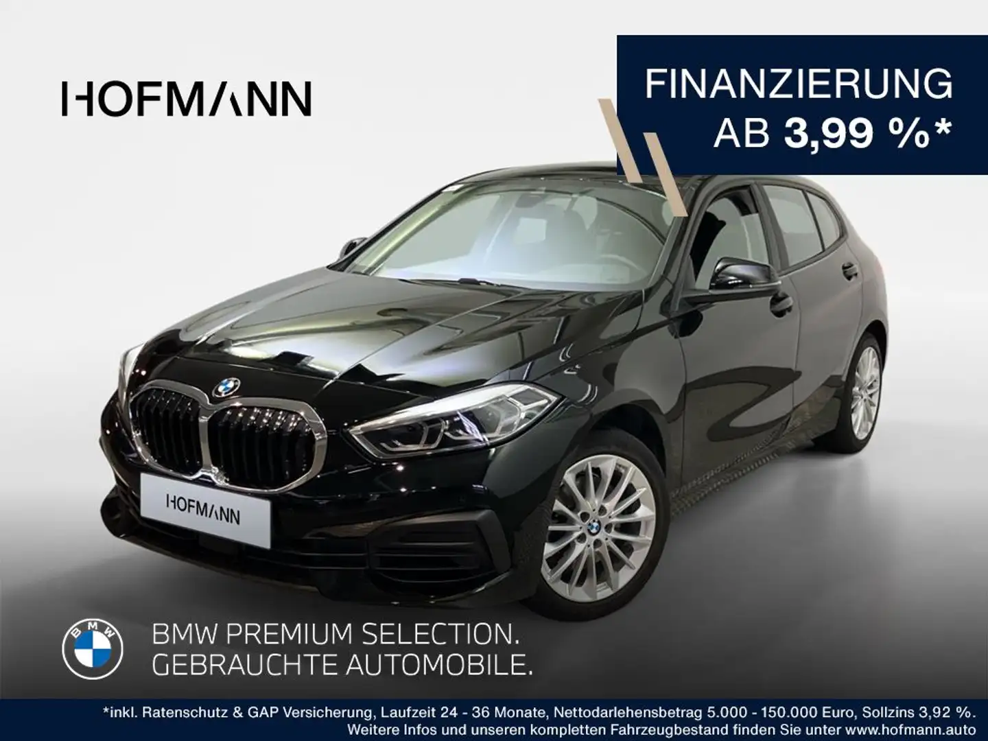 BMW 116 Advantage Schwarz - 1