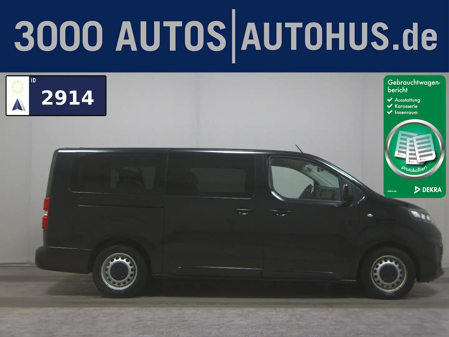 Opel Vivaro 2.0 D L3 8-Sitze Navi RFK PDC CarPlay Schwarz - 1