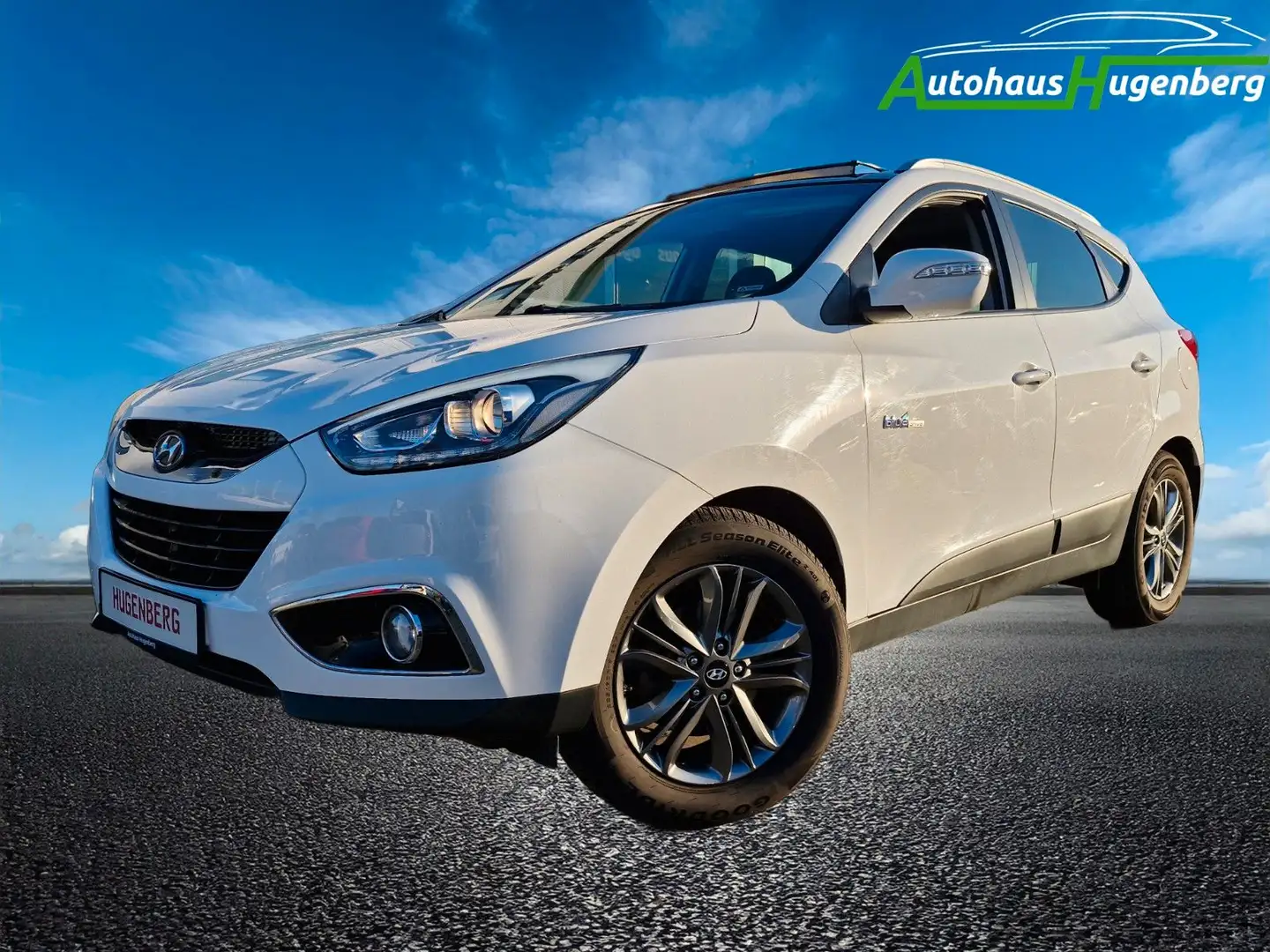 Hyundai iX35 1.7 CRDi Allwetterreifen AHK Schiebedach Blanc - 1