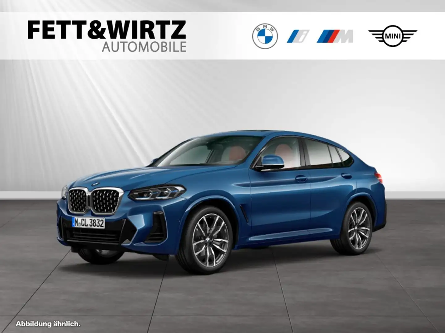 BMW X4 xDrive20d M Sport|AHK|Panorama|Head-Up Blau - 1