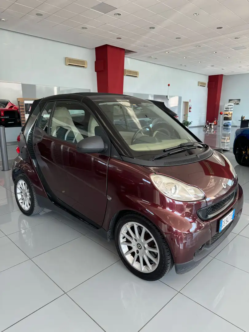 smart forTwo Cabrio 1.0 Passion 84cv TAGLIANDI UFFICIALI Rosso - 1
