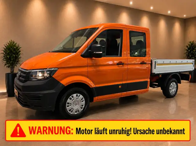 Volkswagen Crafter DoKa Pritsche*Motor Läuft Unrund*