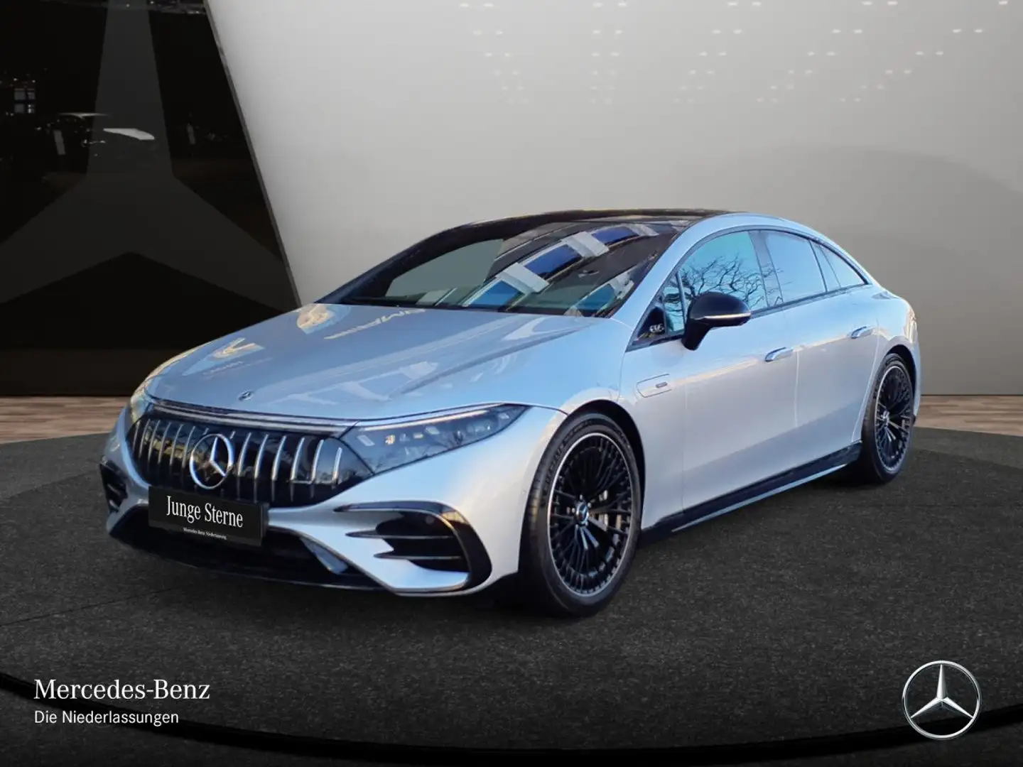Mercedes-Benz EQS 53 AMG 4M Fahrass 360° Pano Burmester Distr. Silber - 2