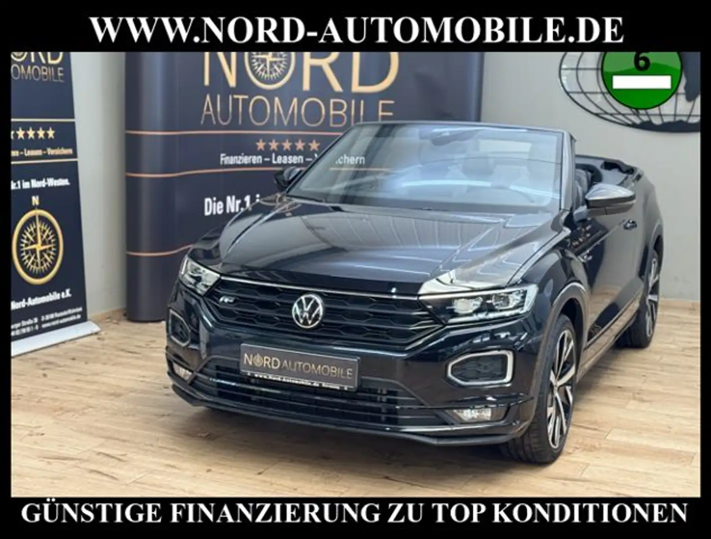 Volkswagen T-Roc Cabriolet R-Line 1.5 TSI DSG Dig.Cockpit R-Line Bl Schwarz - 1