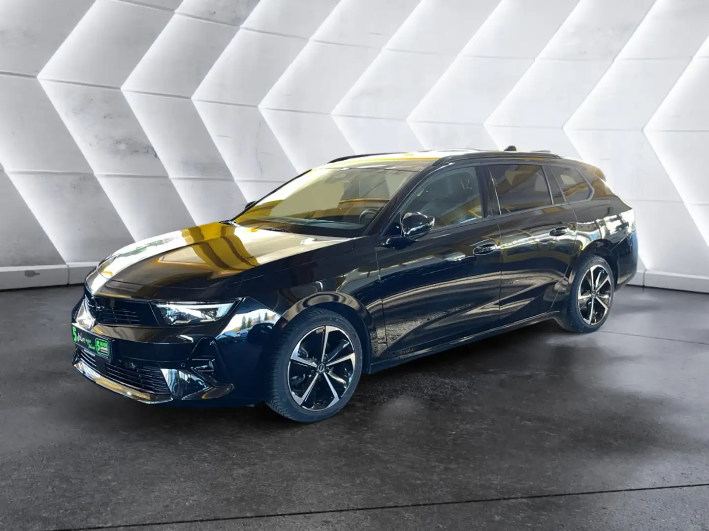 Opel Astra L Sports Tourer 1.5 D GS 2xKlima 360 ACC Zwart - 2